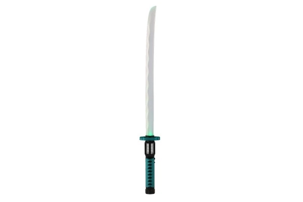 Svjetleći plastični samurajski mač 73 cm