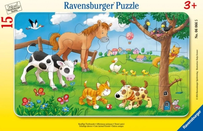 RAVENSBURGER Puzzle Slatki prijatelji 15 dijelova