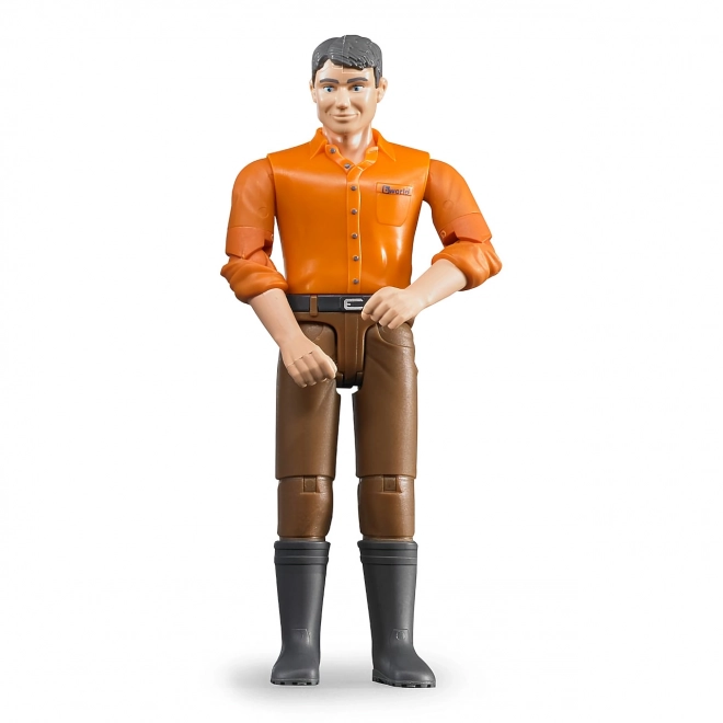 Bruder BWORLD Figura muškarac smeđe hlače