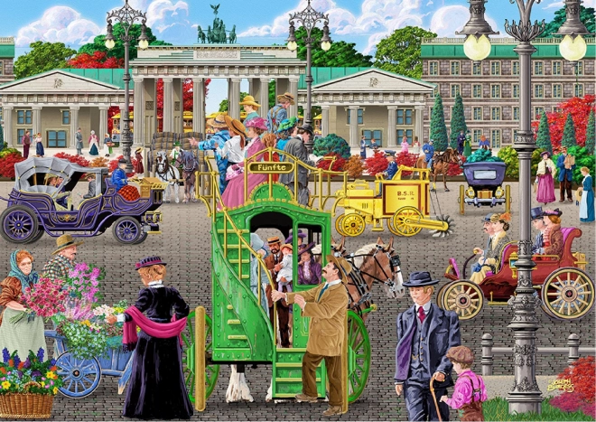 Drvene puzzle s figuricama - Pariški trg u Berlinu