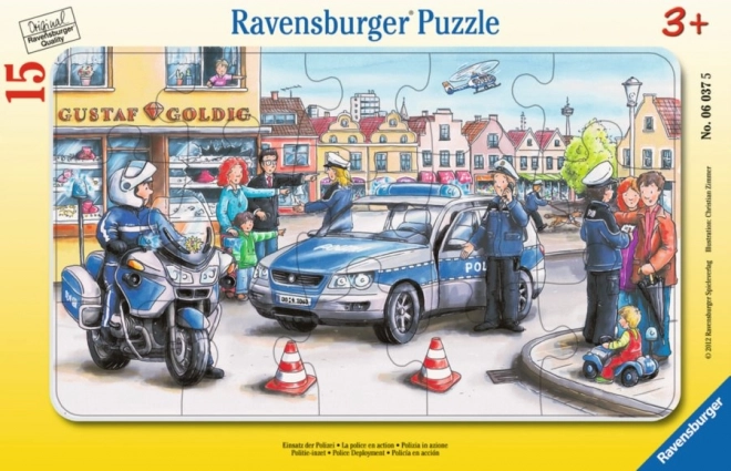 RAVENSBURGER Puzzle Policija 15 dijelova