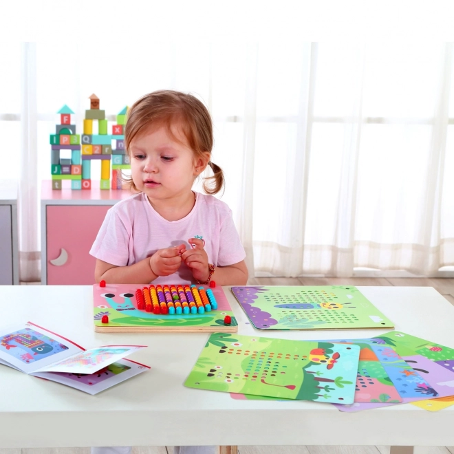 Drvena slagalica s kvačicama od Tooky Toy