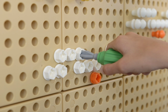 Masterkidz set alata s bušilicom i 8 elemenata za znanstveno-kreativnu ploču STEM