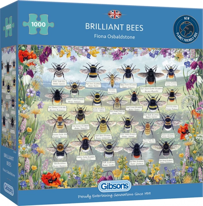 Gibsons Puzzle Sjajne pčele 1000 dijelova