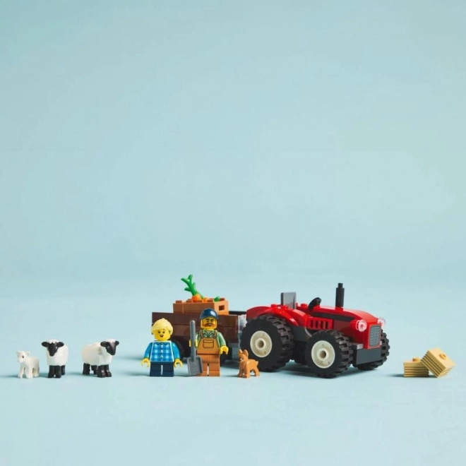 LEGO® City 60461 Crveni traktor s prikolicom i ovcama