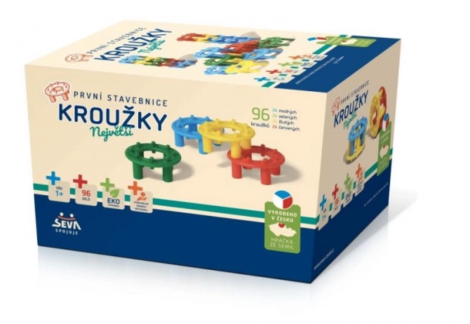 Prva konstrukcijska igračka KRUGOVI - Najveća