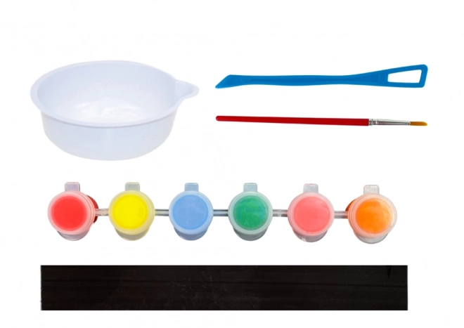 Dječji DIY set za magnete Flamingo Lubenica Gips