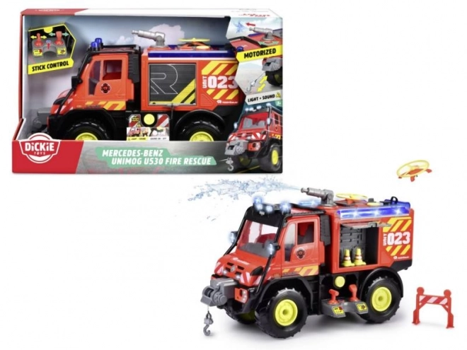 Vatrogasno vozilo Mercedes-Benz Unimog U530 s efektima