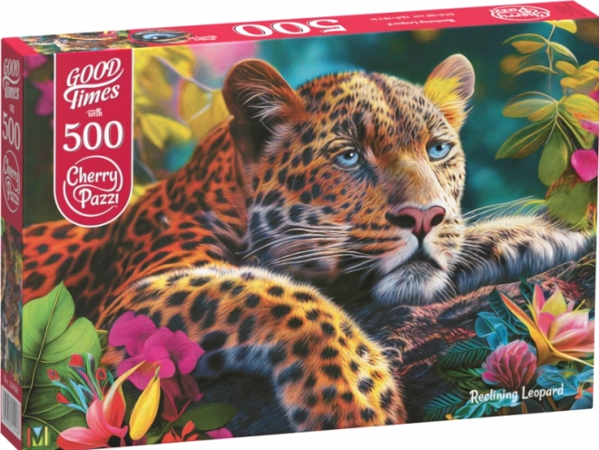 Puzzle Ležeći leopard 500 dijelova
