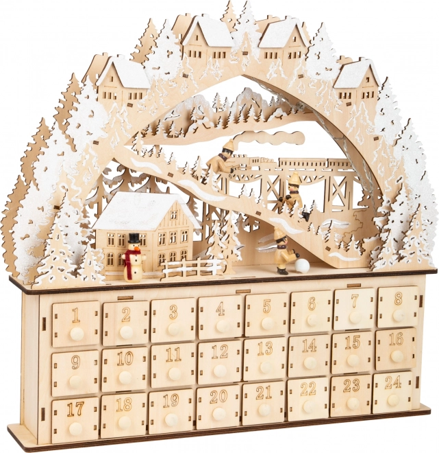 Adventski kalendar Skijaši
