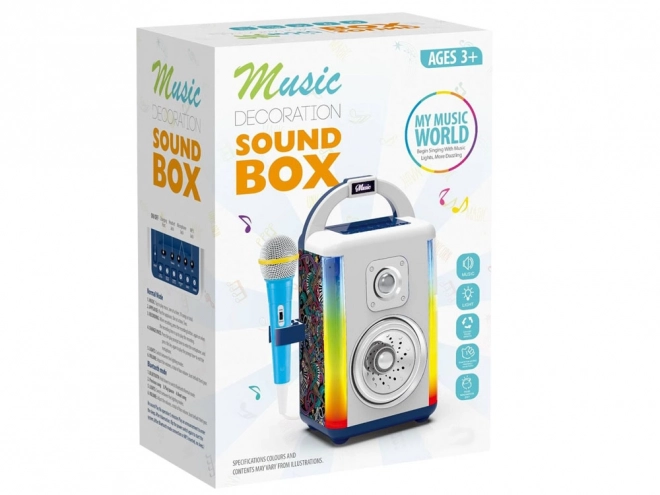 Disco Bežični zvučnik + mikrofon + bluetooth za djecu IN0165