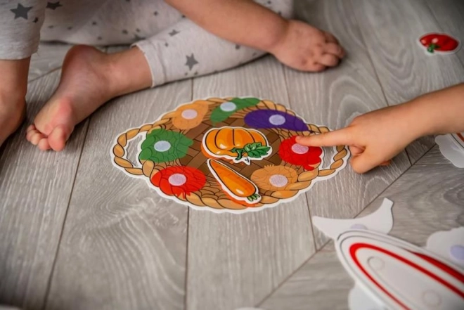 Plastična slagalica voća i povrća