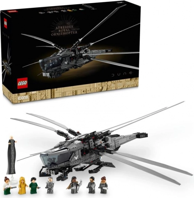 Lego Icons Dina Kraljevski ornitopter Atreida