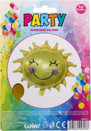 Nafukajući balon Sunce