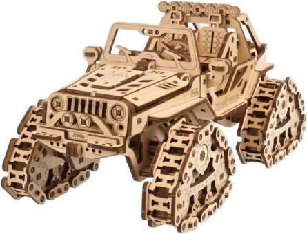UGEARS gusjeničar – 3D drvena mehanička slagalica