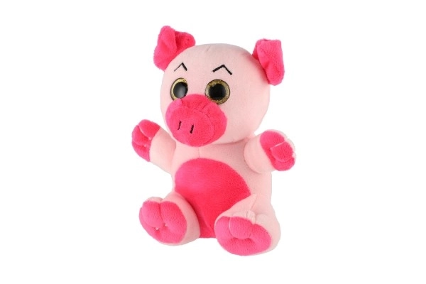 Životinja plišana velike oči 18 cm na kartici