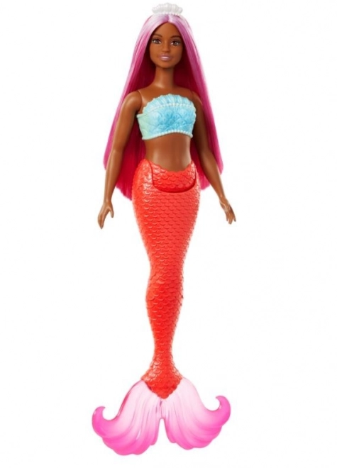 Barbie Čarobna morska sirena - narančasta