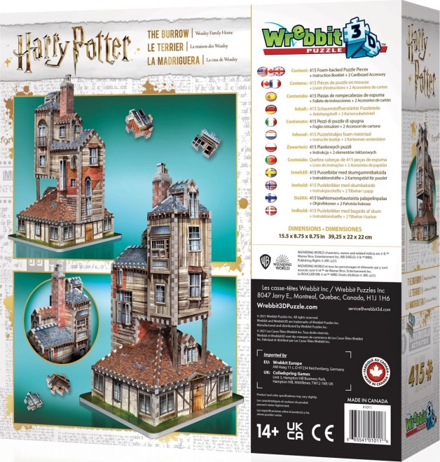 WREBBIT 3D puzzle Harry Potter: Jazbina