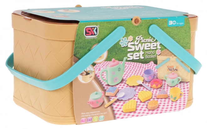 Piknik set s košarom + oprema