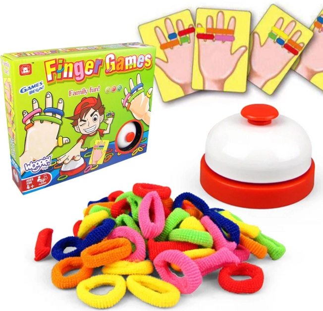 Vještinska igra WOOPIE FINGER GAMES – šarene gumice (4+)