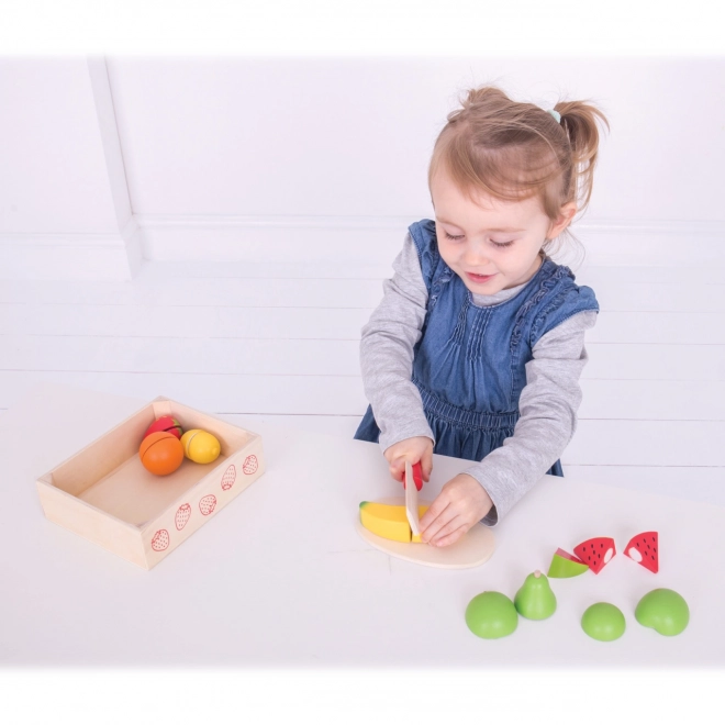Bigjigs Toys Voće za rezanje u kutiji