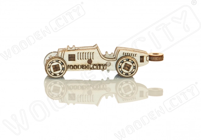 Drveni 3D puzzle mini set sportskih automobila