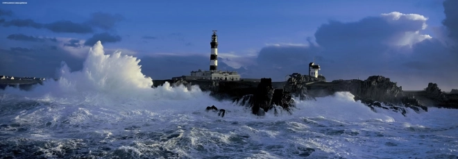 Heye panoramske puzzle Svjetionik Le Créac'h