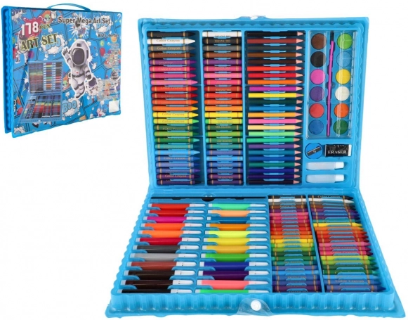 Kreativni art box svemir – set za slikanje 178 kom u plastičnom koferu