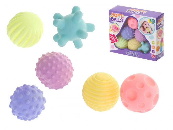 Set senzoričkih loptica za djecu 6 kom