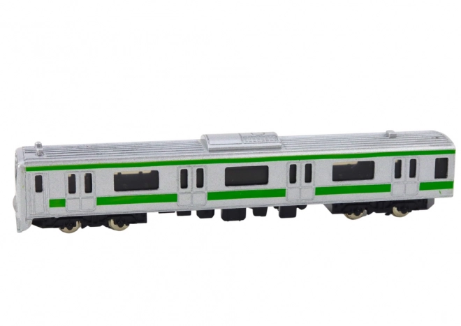 Sakupljački model vagona 1:48 metalik srebrni