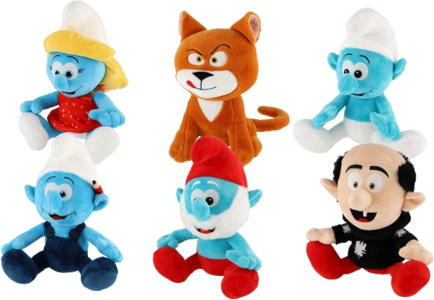 plišane figurice Štrumpfovi 25–30 cm, mix vrsta