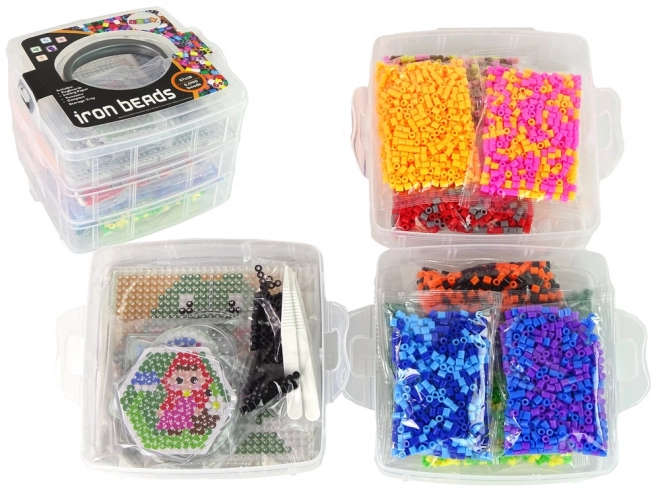 Set šarenih glačanih perlica DIY 6000 kom