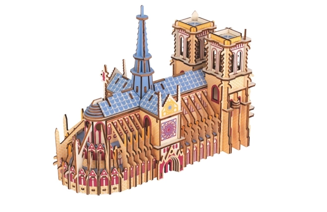 Woodcraft Drvene 3D puzzule Katedrala Notre-Dame