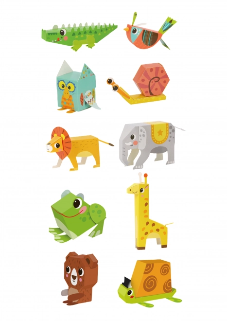 Woopie art&fun kreativni set origami 3D životinjice