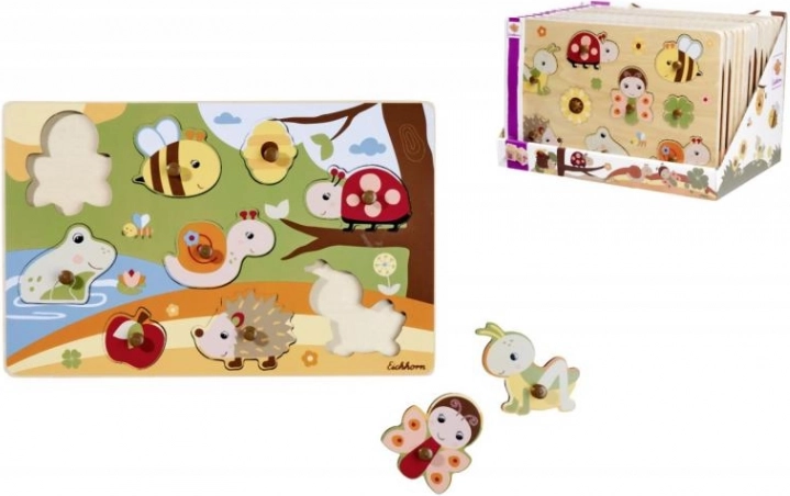 Drvene puzzle 9 dijelova – 28 × 18 cm