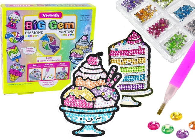 Kreativni dijamantni kreativni set sa naljepnicama Slatkiši
