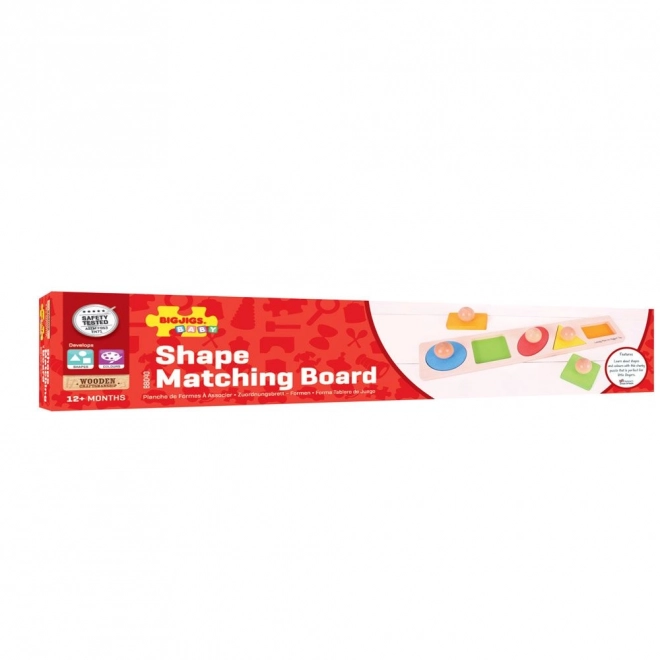 Bigjigs Baby Umetni puzzle oblici