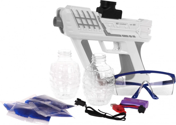 Siva gel pištolj Gel Blaster s priborom