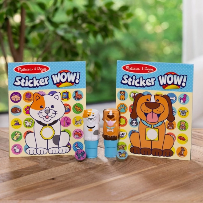 Sticker WOW! dvostruki paket sa naljepnicama - Pas i Mačka (900 naljepnica)