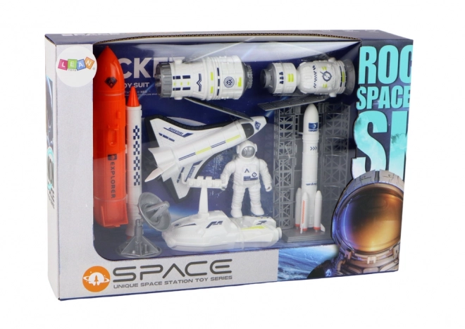 Svemirska misija Svemirska raketa Svemirski brod Set 8 ele.