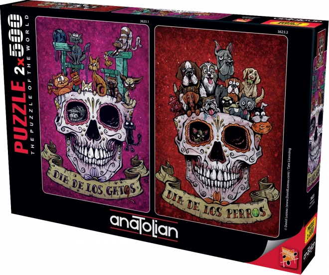 Puzzle Halloween 2×500 dijelova ANATOLIAN
