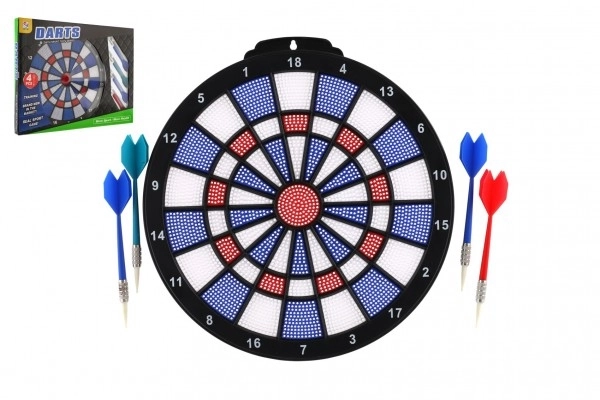 Meta sa strelicama 4 kom plastična promjer 28cm u kutiji 39x31x3cm