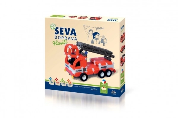 Građevni set SEVA PROMET Vatrogasci plastika 545 dijelova u kutiji 35x33x5cm