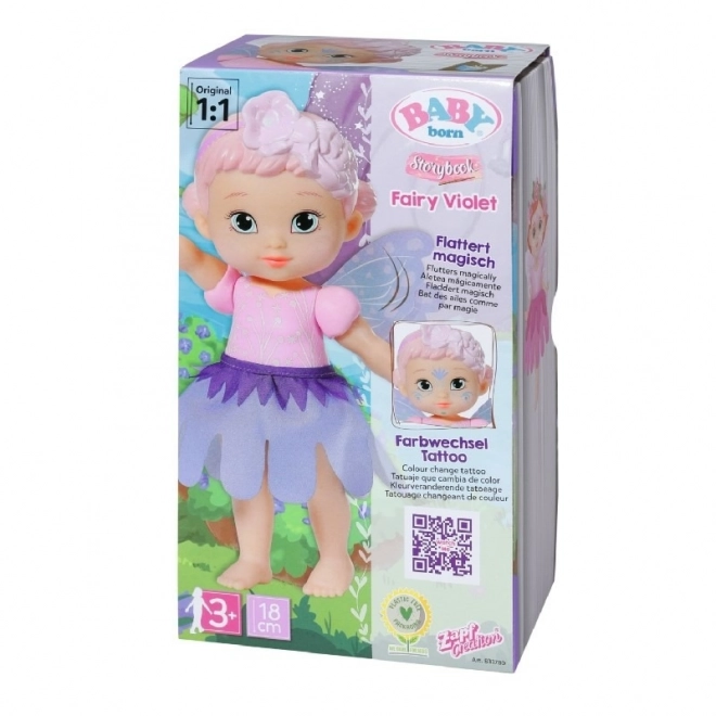 Baby Born Storybook Ljubičasta vila - 18 cm
