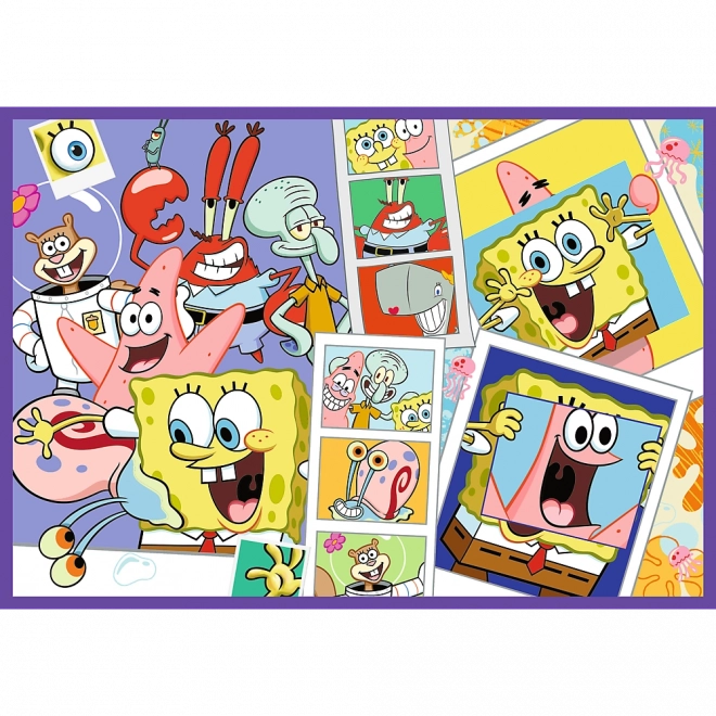 Puzzle 4x250 Ludi svijet Spužva Boba