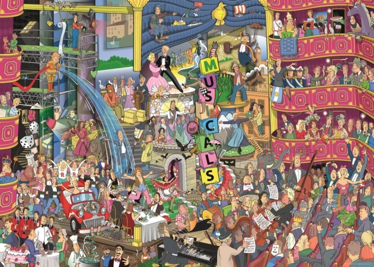 HEYE Puzzle Najbolji mjuzikli 1000 dijelova