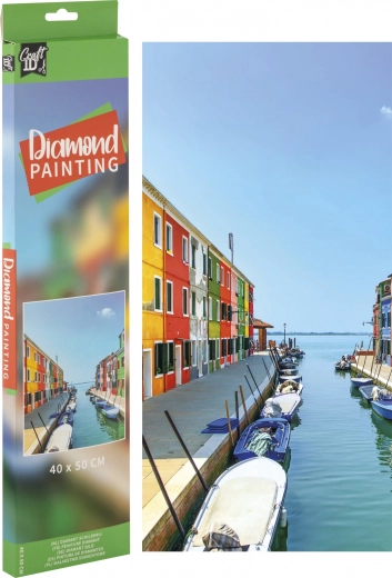 Grafix dijamantno slikanje – vodeni kanal 40 × 50 cm