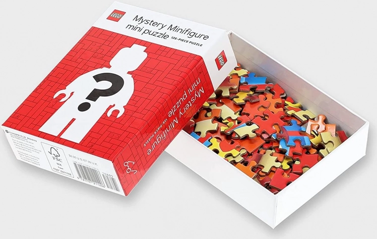 Puzzle LEGO tajanstvena minifigurica 126 dijelova – Crvena