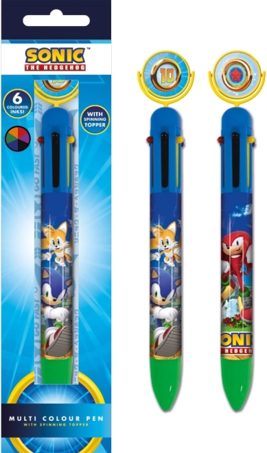 olovka s motivom SONIC, 6 boja