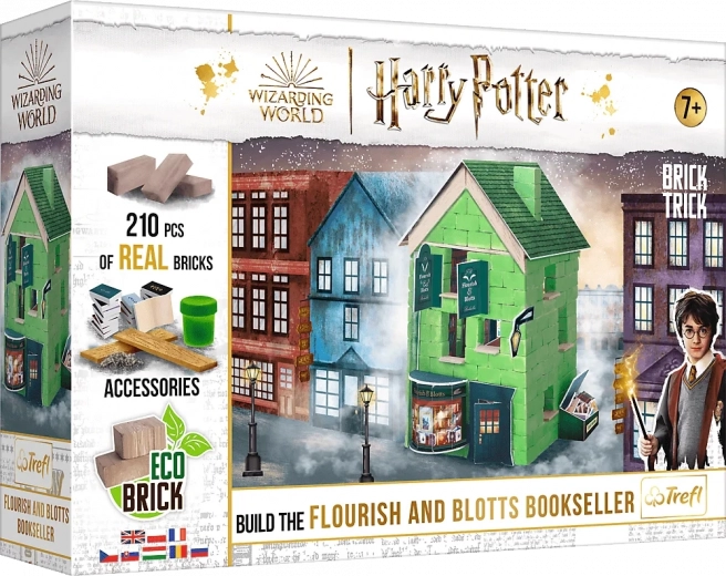 Konstrukcijski set BRICK TRICK HARRY POTTER – Knjižara Flourish i Blotts, 210 dijelova